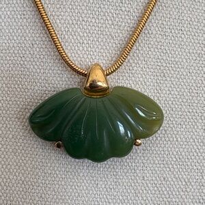 Givenchy vintage gold necklace with pendant 1976